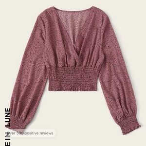 SHEIN speckled smock